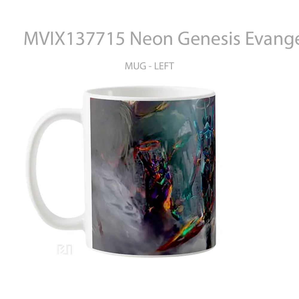 Mug Neon Genesis Evangelion V2 Cangkir Anime - All-side / Desain