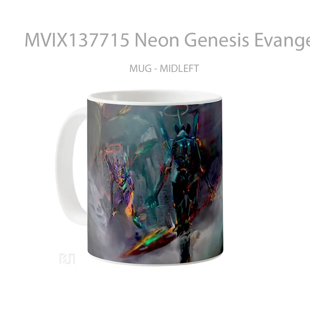 Mug Neon Genesis Evangelion V2 Cangkir Anime - All-side / Desain