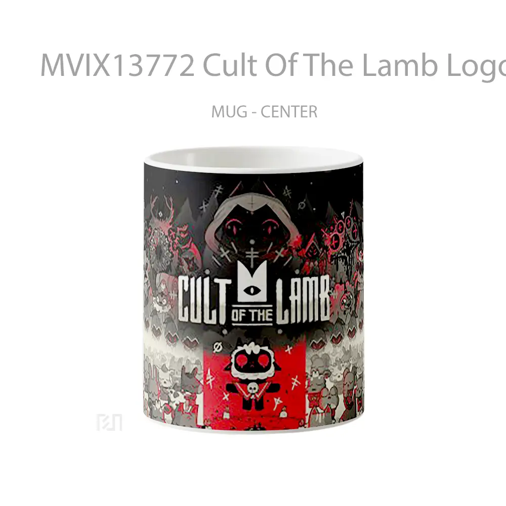 Mug Cult Of The Lamb Logo Gelas Keramik Unik