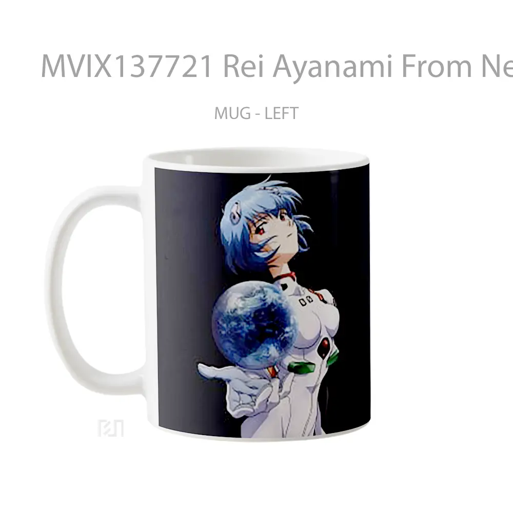 Mug Rei Ayanami From Neon Genesis Evangelion V1 Cangkir Anime - All-side / Desain