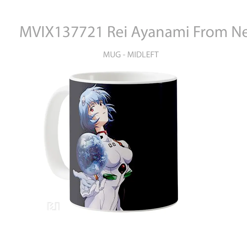 Mug Rei Ayanami From Neon Genesis Evangelion V1 Cangkir Anime - All-side / Desain