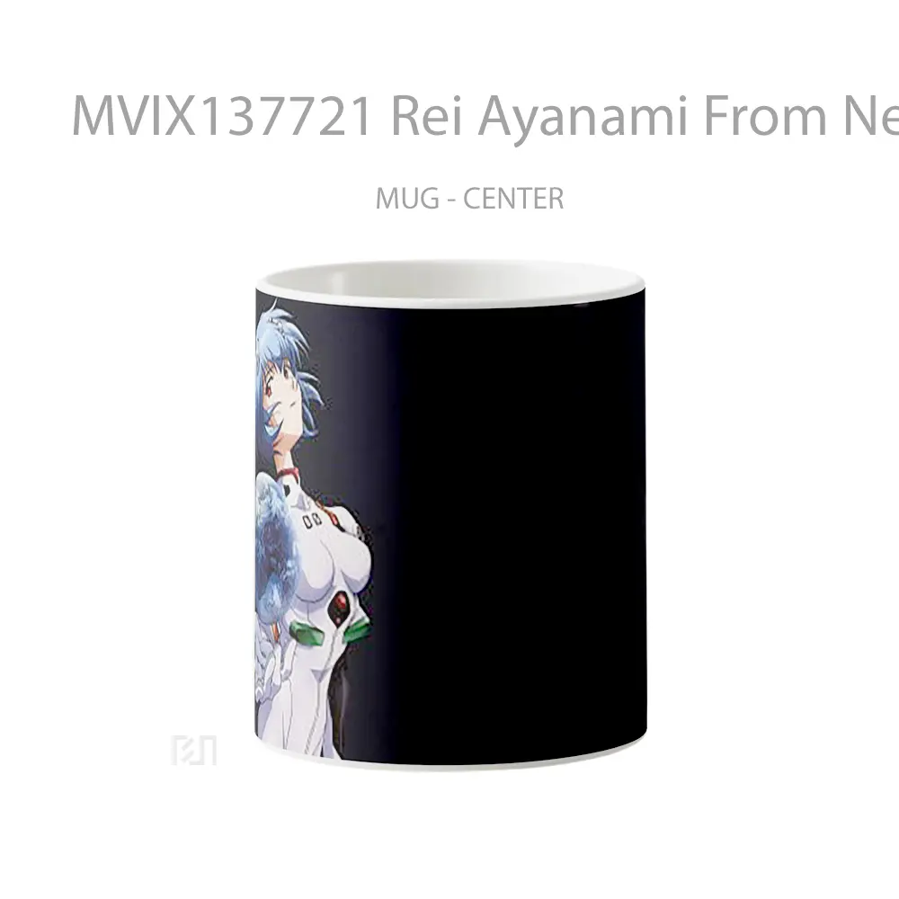 Mug Rei Ayanami From Neon Genesis Evangelion V1 Cangkir Anime