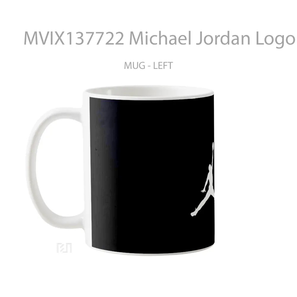Mug Michael Jordan Logo Gelas Keramik Unik - All-side / Desain