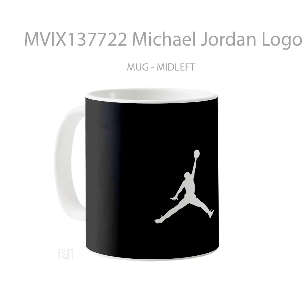 Mug Michael Jordan Logo Gelas Keramik Unik - All-side / Desain