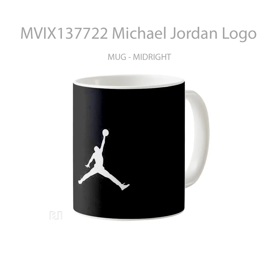 Mug Michael Jordan Logo Gelas Keramik Unik - All-side / Desain
