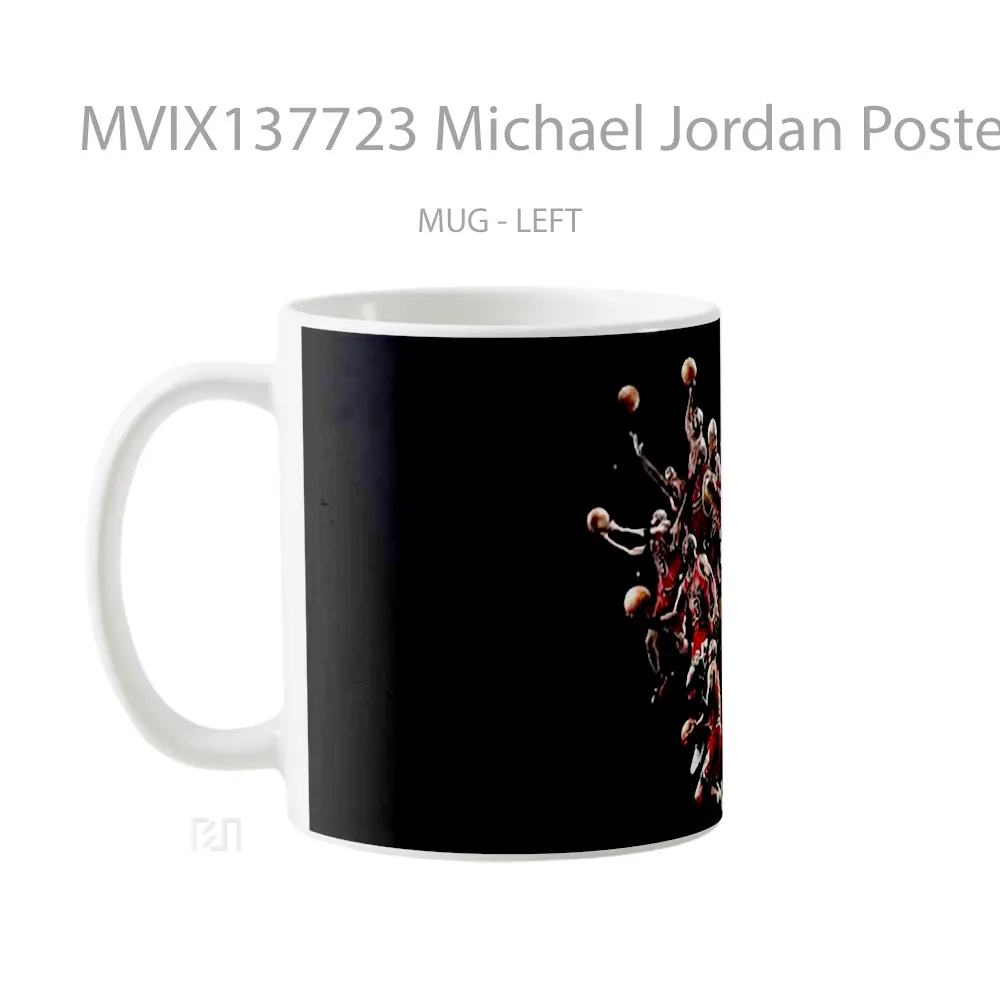 Mug Michael Jordan Poster Gelas Keramik Unik - All-side / Desain
