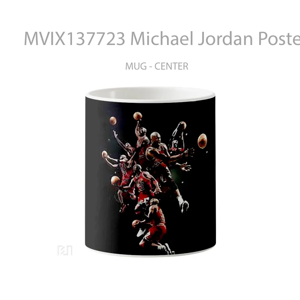 Mug Michael Jordan Poster Gelas Keramik Unik