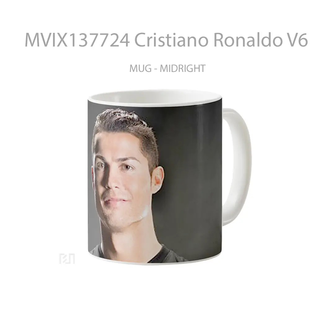Mug Cristiano Ronaldo V6 Gelas Keramik Unik - All-side / Desain