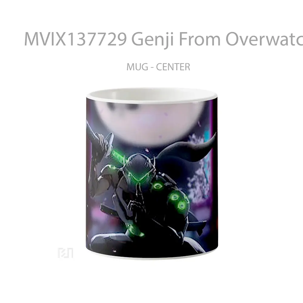 Mug Genji From Overwatch Cangkir Gamer