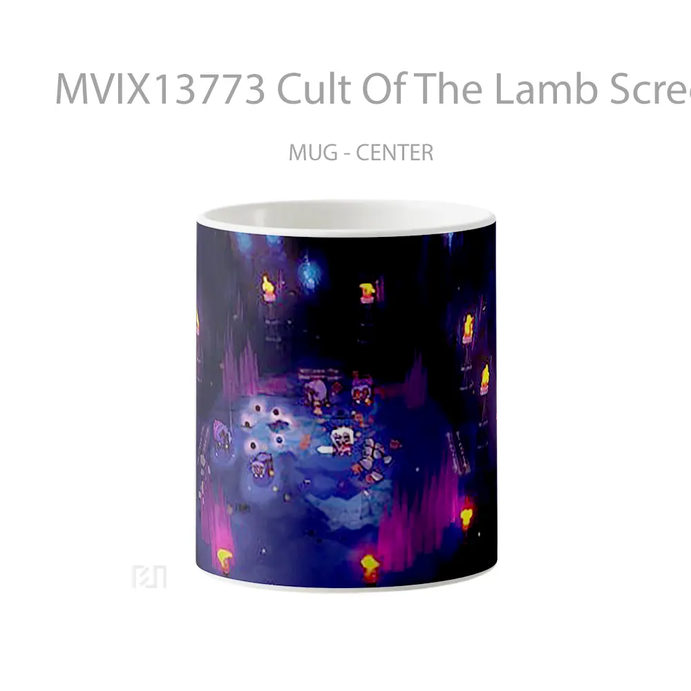 Mug Cult Of The Lamb Screenshot Gelas Keramik Unik