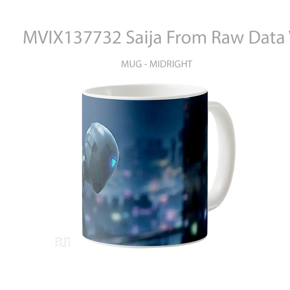 Mug Saija From Raw Data Videogame Gelas Keramik Unik - All-side / Desain