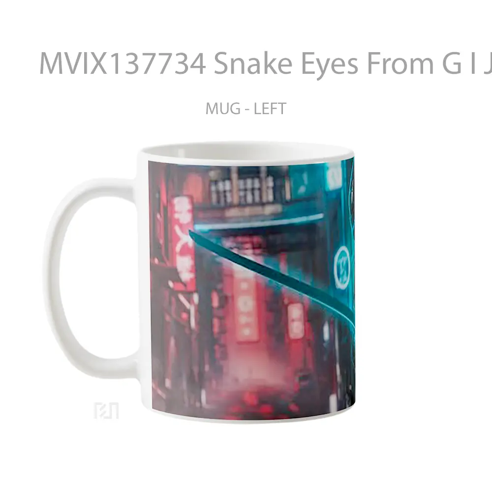 Mug Snake Eyes From G I Joe Gelas Keramik Unik - All-side / Desain