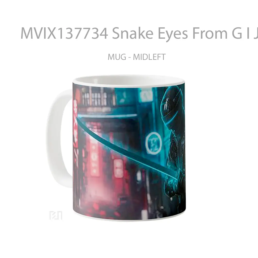 Mug Snake Eyes From G I Joe Gelas Keramik Unik - All-side / Desain