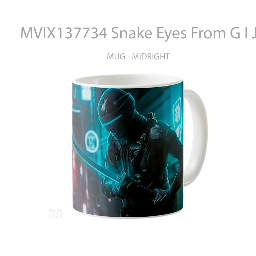 Mug Snake Eyes From G I Joe Gelas Keramik Unik - All-side / Desain