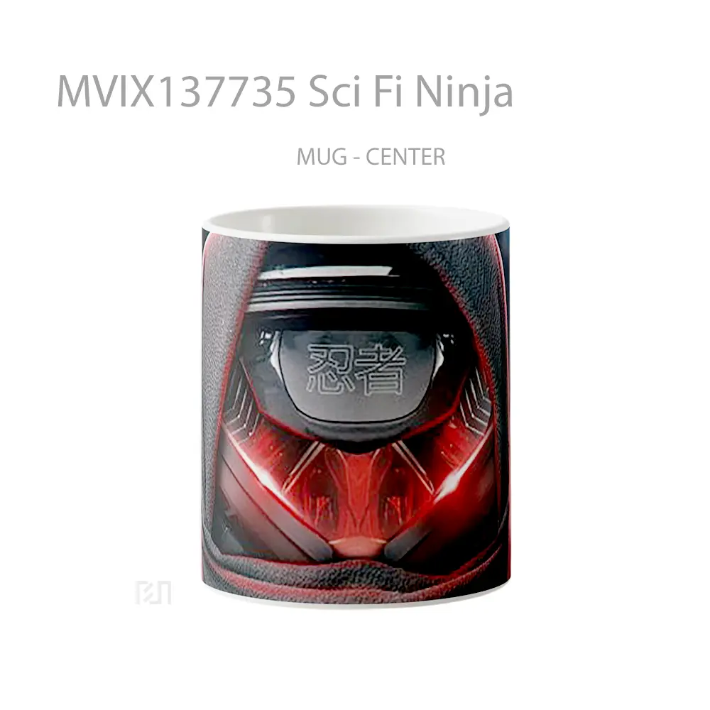 Mug Sci Fi Ninja Gelas Keramik Unik