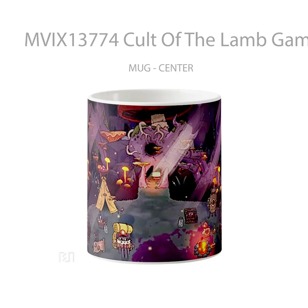 Mug Cult Of The Lamb Game Cangkir Gamer