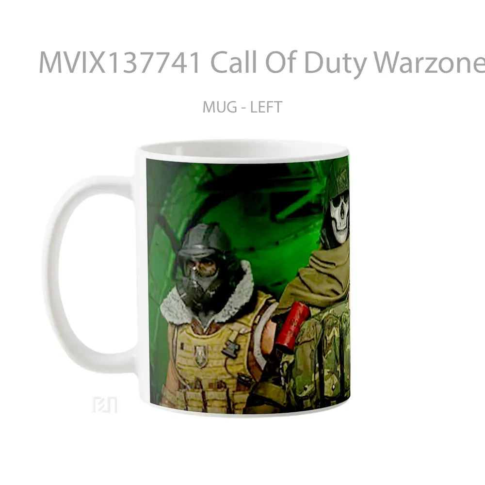Mug Call Of Duty Warzone V3 Cangkir Gamer - All-side / Desain