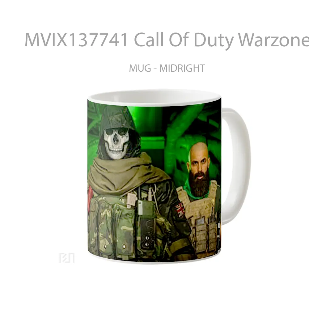 Mug Call Of Duty Warzone V3 Cangkir Gamer - All-side / Desain