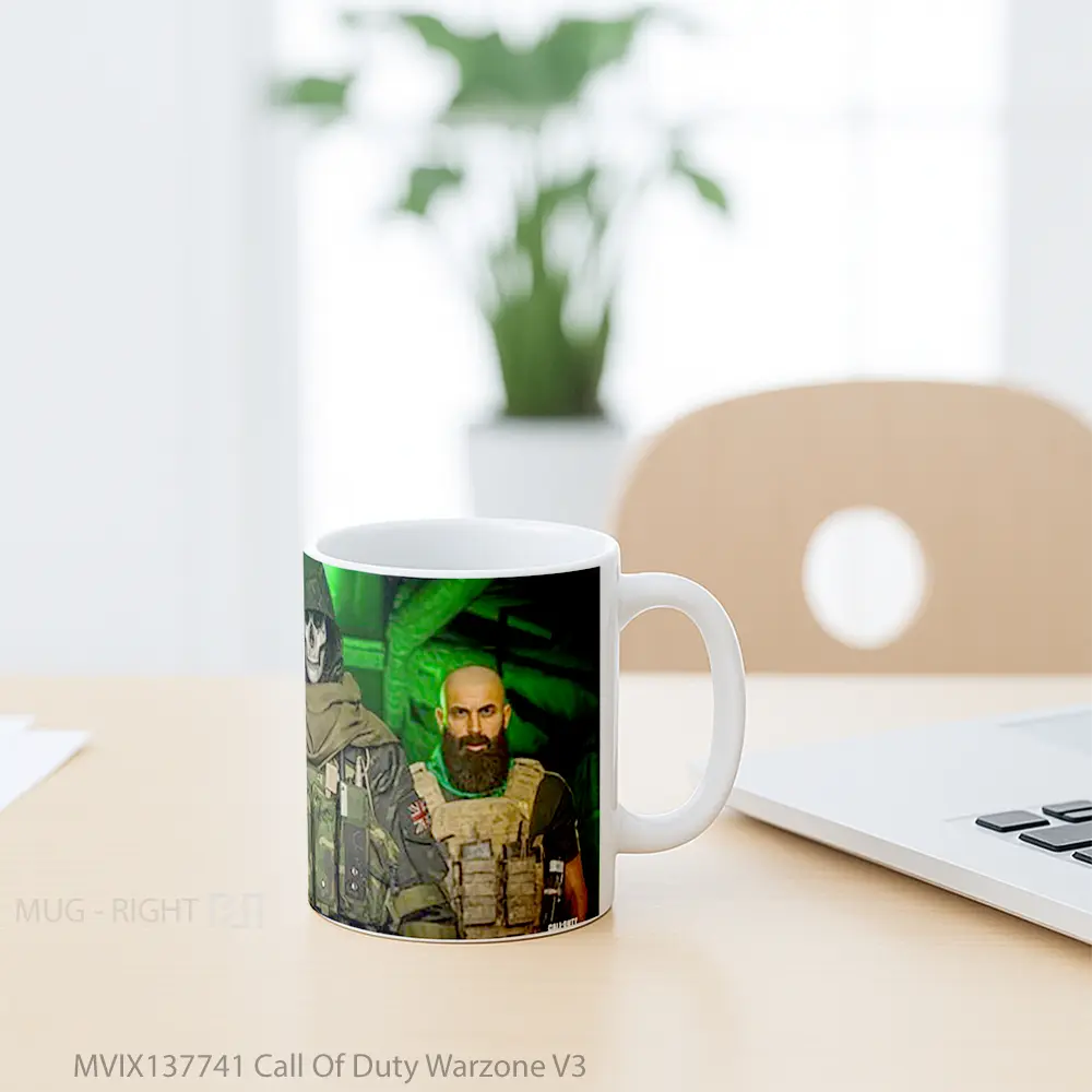 Mug Call Of Duty Warzone V3 Cangkir Gamer - All-side / Desain
