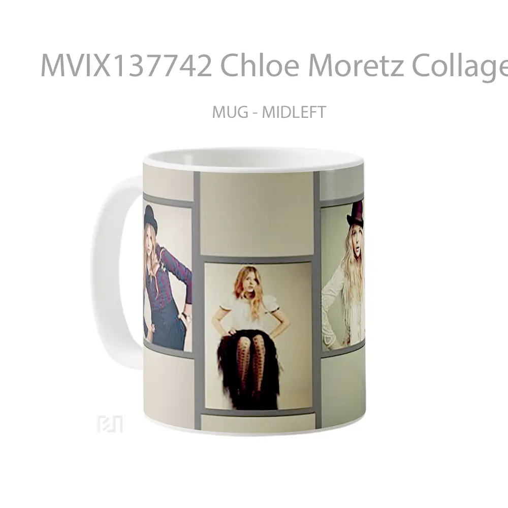 Mug Chloe Moretz Collage Gelas Keramik Unik - All-side / Desain