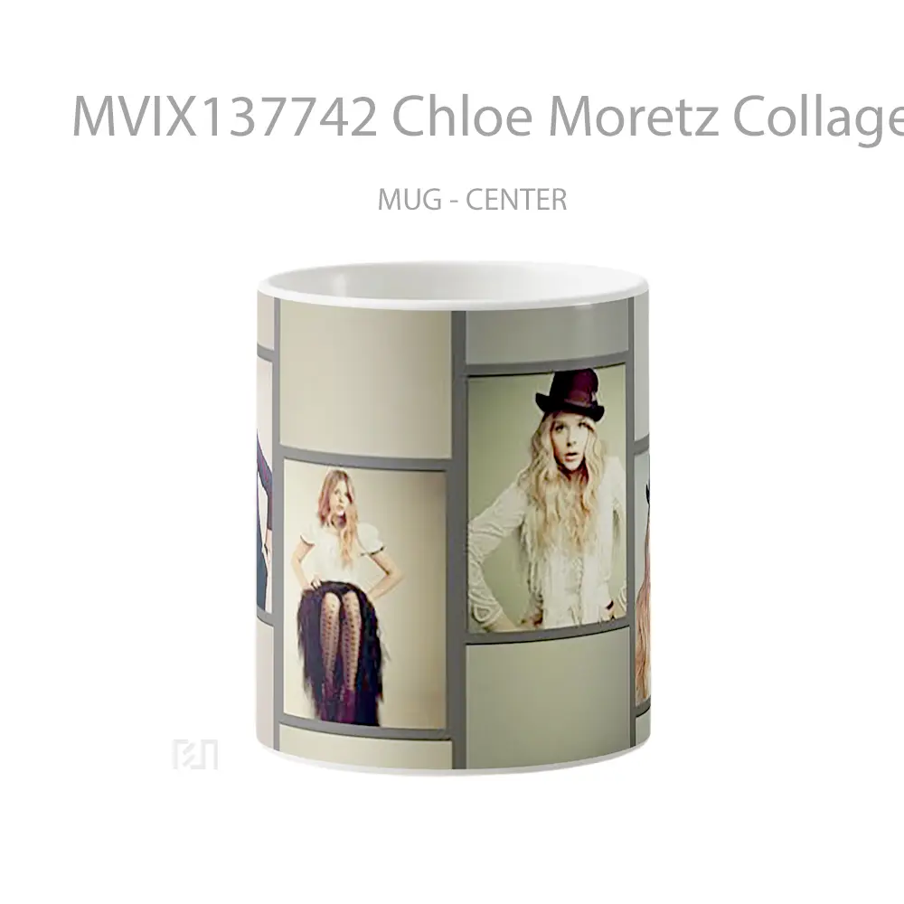 Mug Chloe Moretz Collage Gelas Keramik Unik