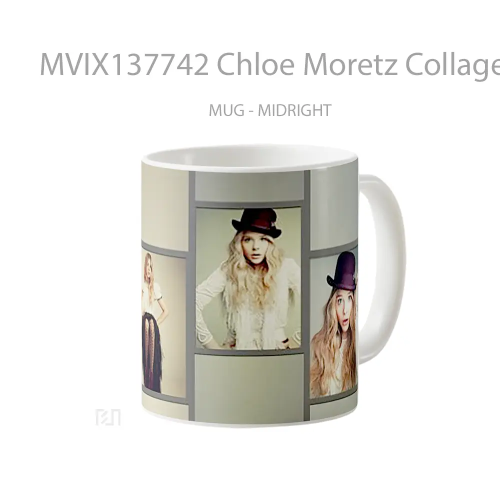 Mug Chloe Moretz Collage Gelas Keramik Unik - All-side / Desain