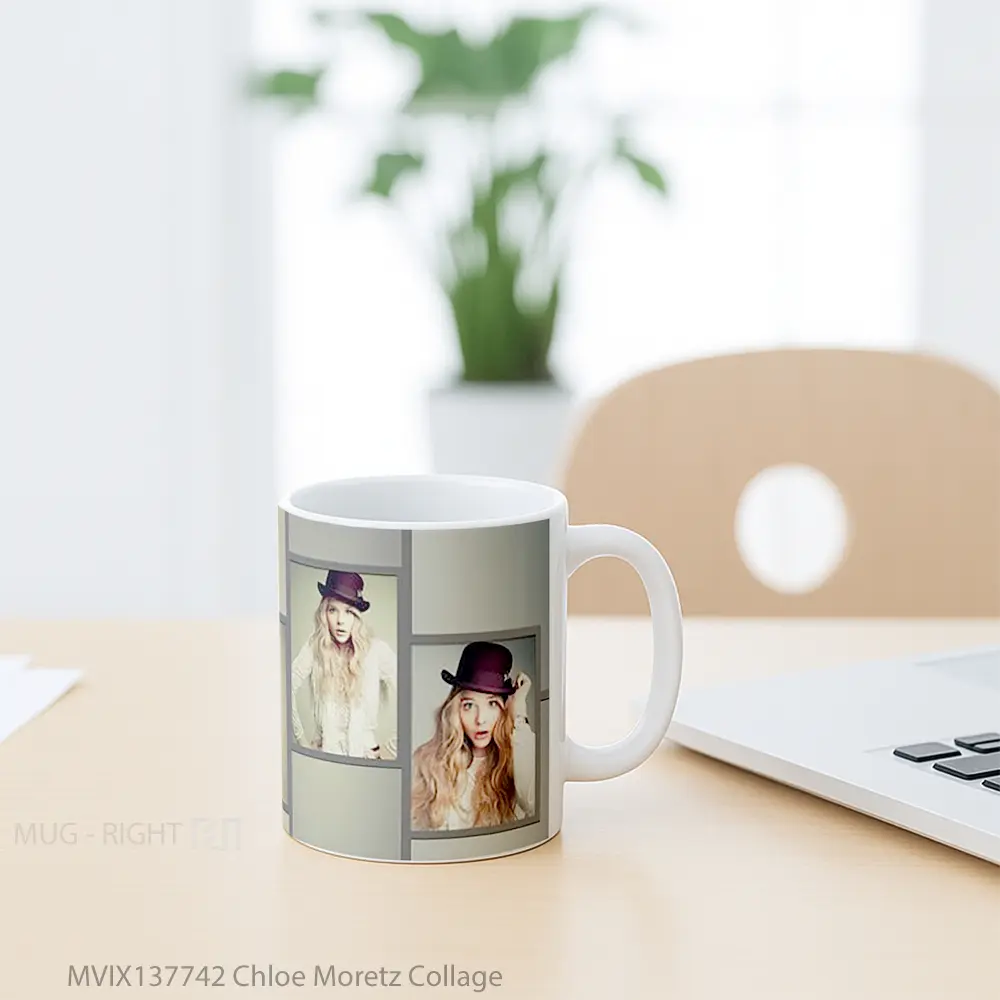 Mug Chloe Moretz Collage Gelas Keramik Unik - All-side / Desain