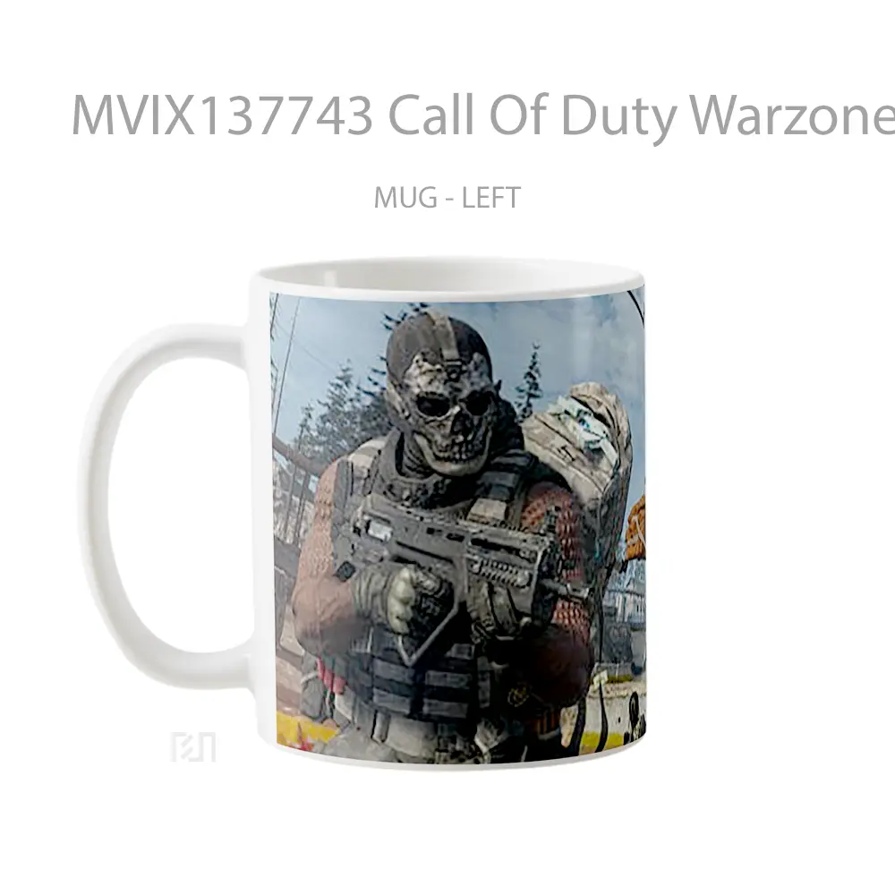 Mug Call Of Duty Warzone Squad Cangkir Gamer - All-side / Desain