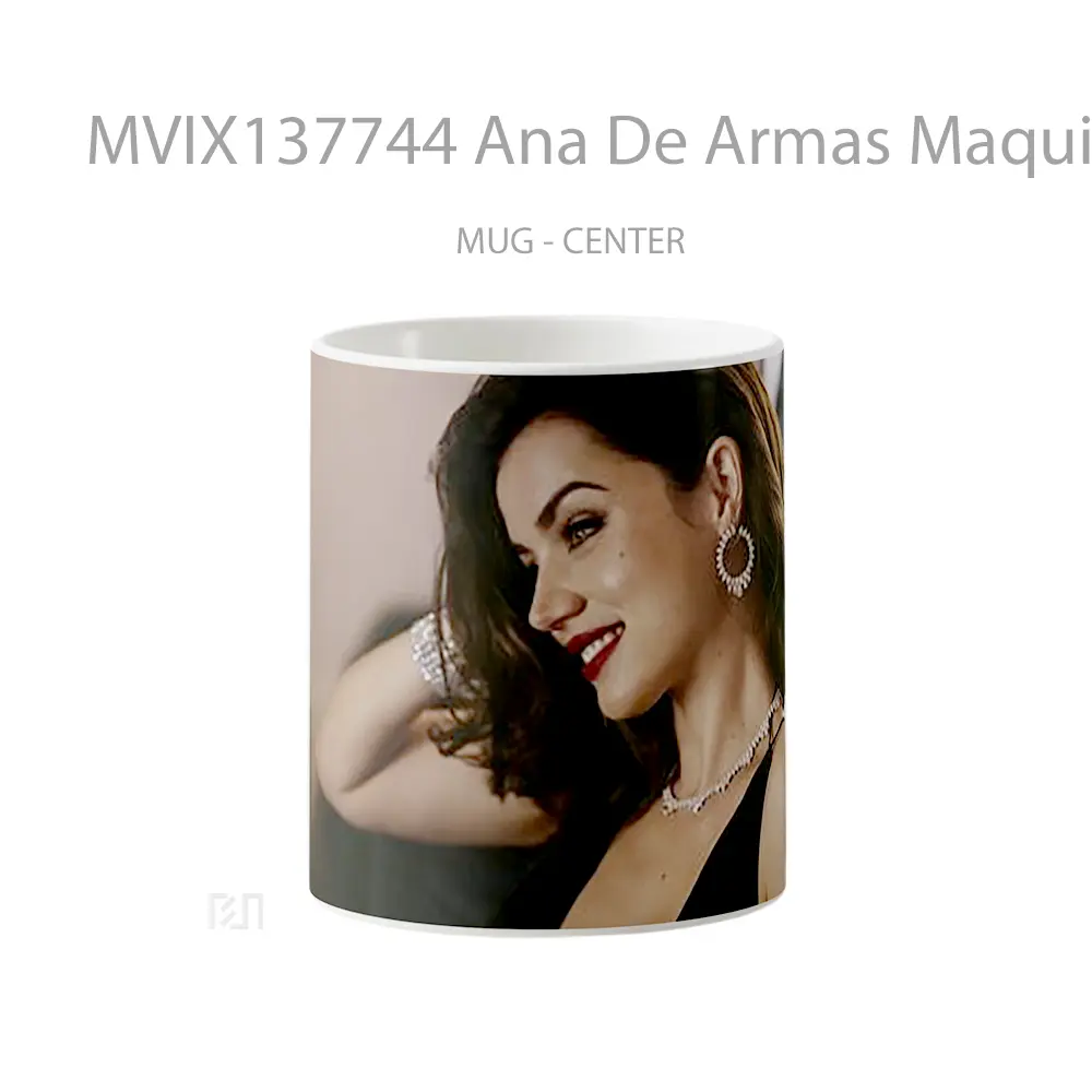 Mug Ana De Armas Maquillada Gelas Keramik Unik