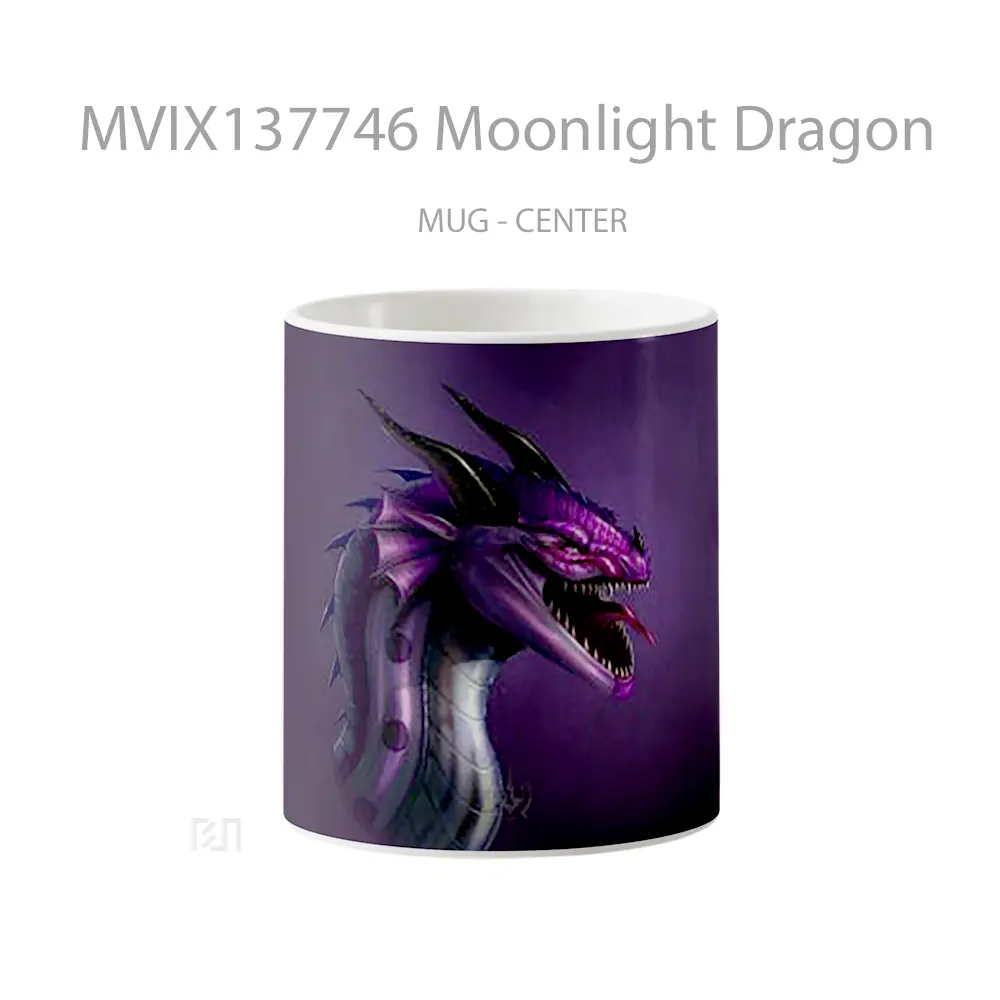 Mug Moonlight Dragon Gelas Fantasi