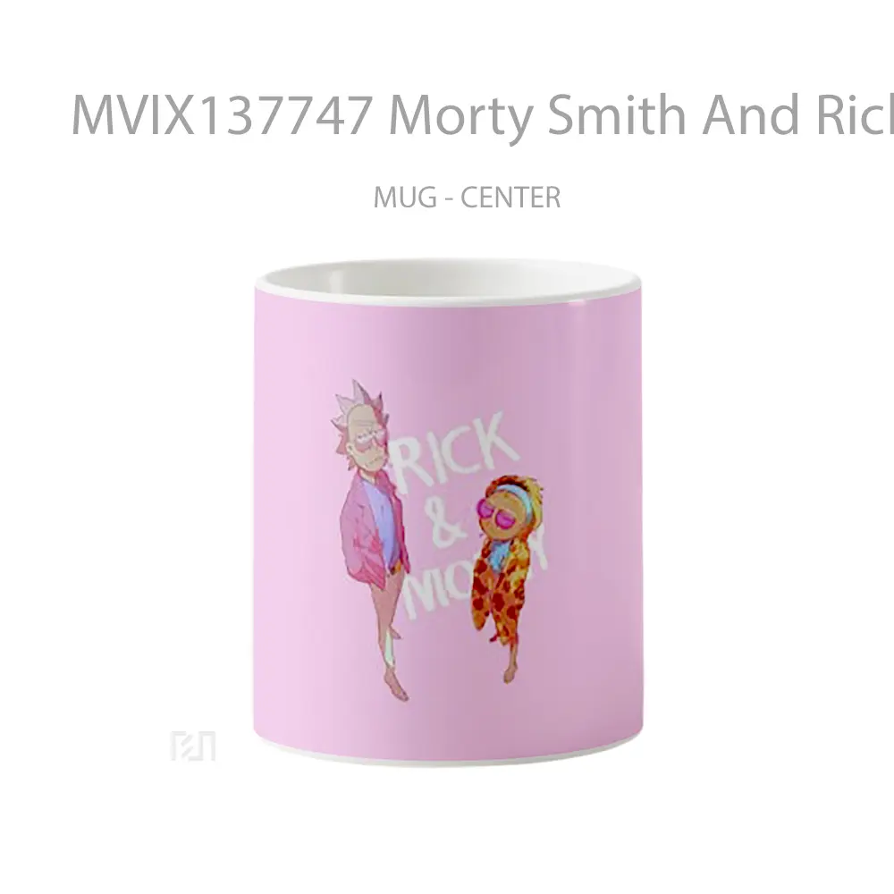Mug Morty Smith And Rick Sanchez Gelas Keramik Unik