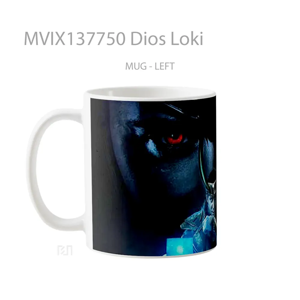 Mug Dios Loki Gelas Superhero - All-side / Desain