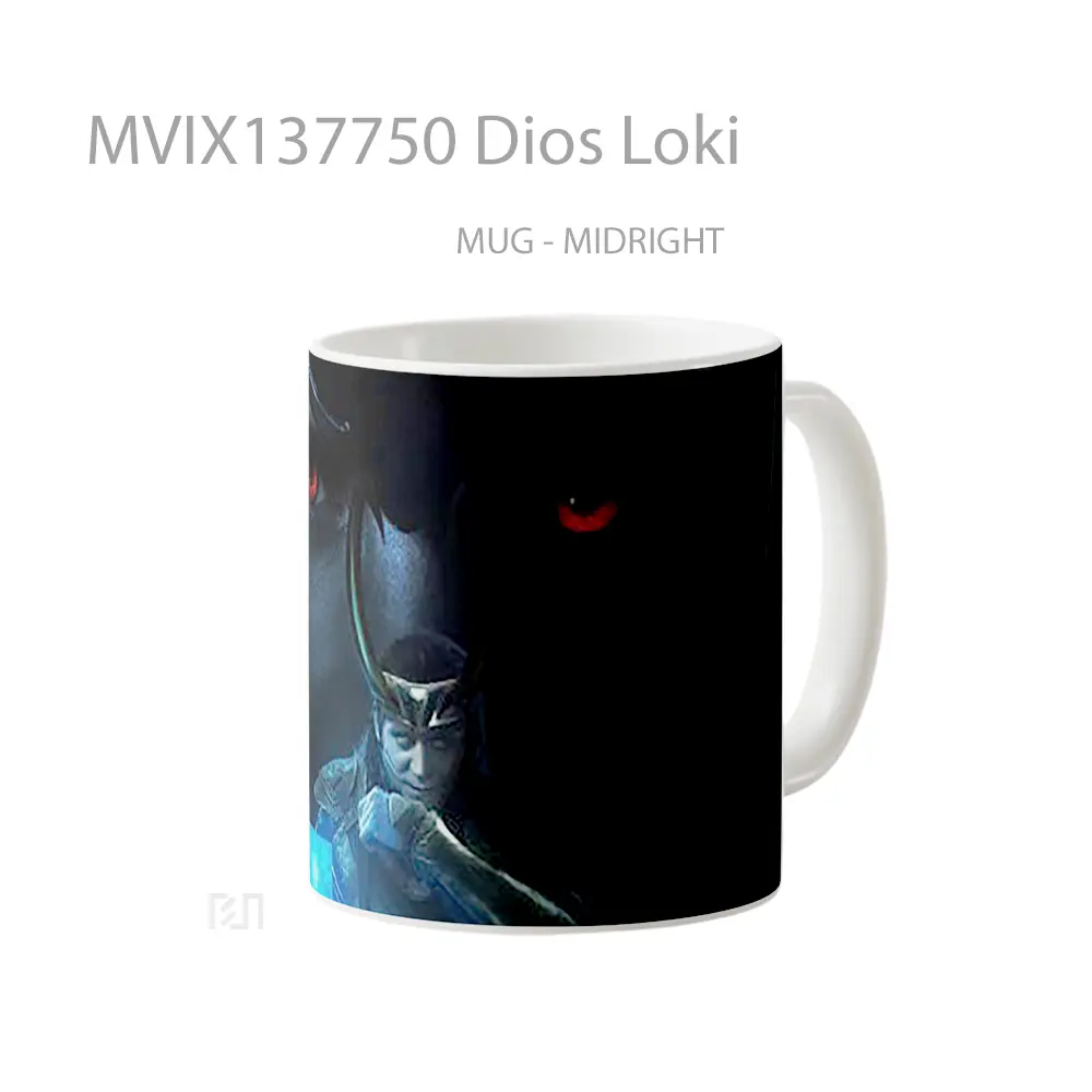 Mug Dios Loki Gelas Superhero - All-side / Desain