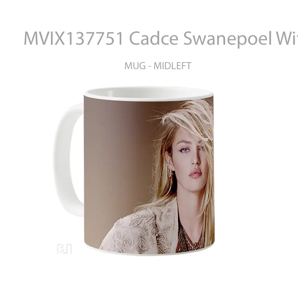 Mug Cadce Swanepoel With Make Up Gelas Keramik Unik - All-side / Desain