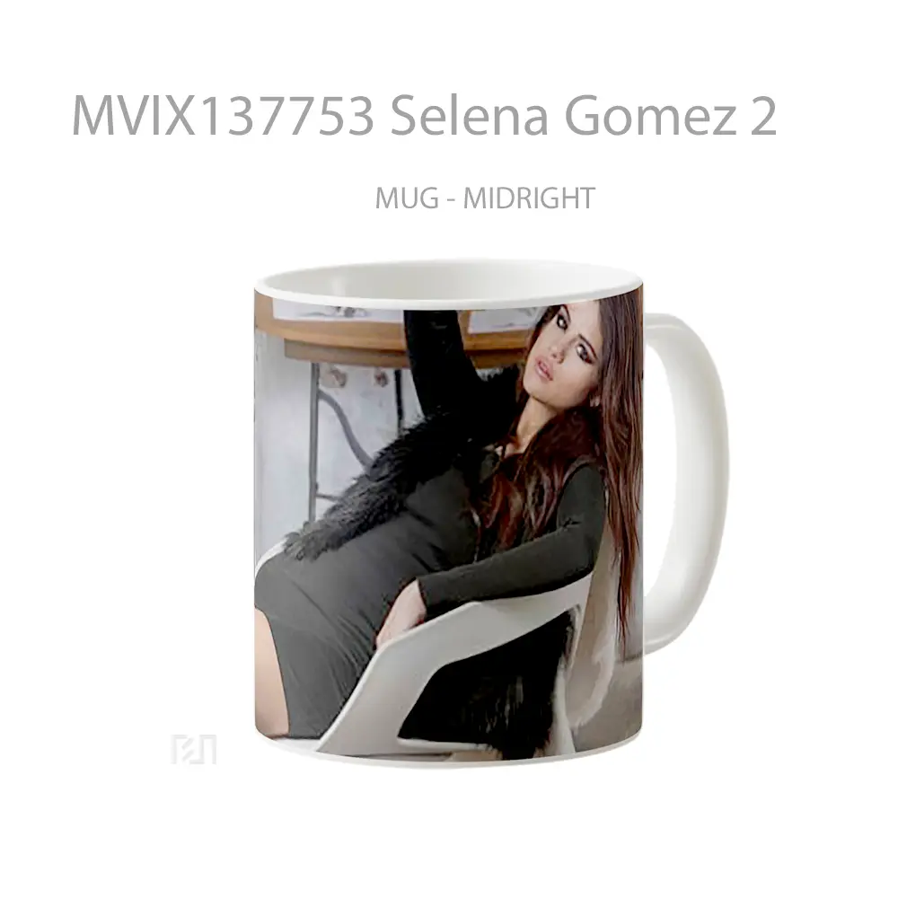 Mug Selena Gomez 2 Gelas Selebriti - All-side / Desain