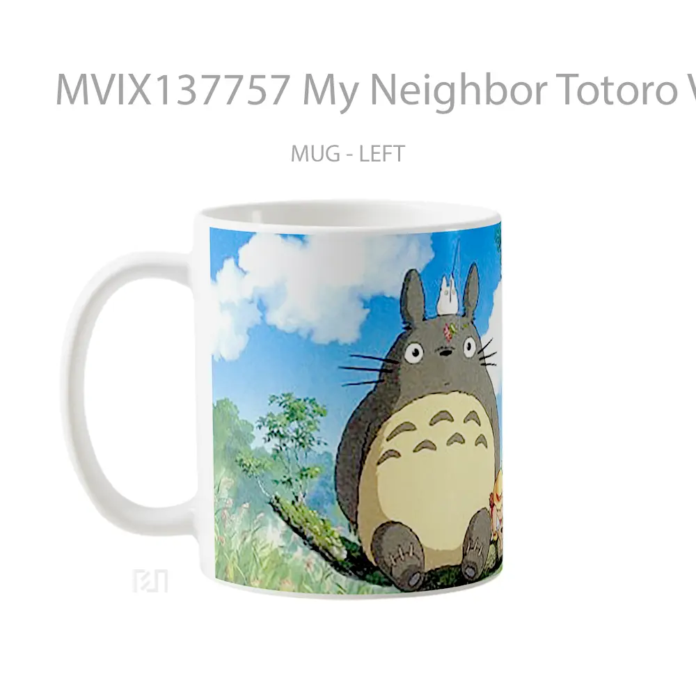 Mug My Neighbor Totoro V1 Gelas Keramik Unik - All-side / Desain