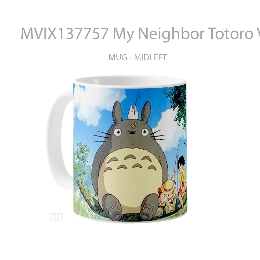 Mug My Neighbor Totoro V1 Gelas Keramik Unik - All-side / Desain