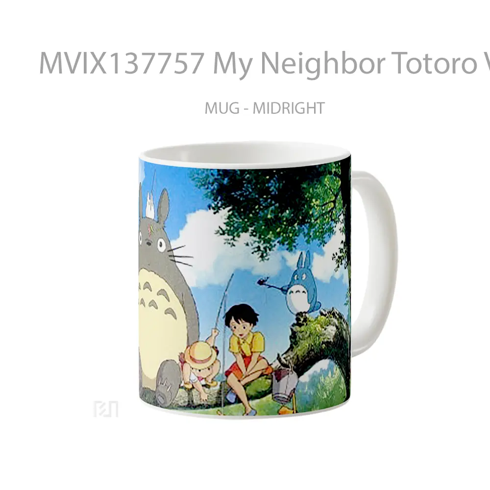Mug My Neighbor Totoro V1 Gelas Keramik Unik - All-side / Desain