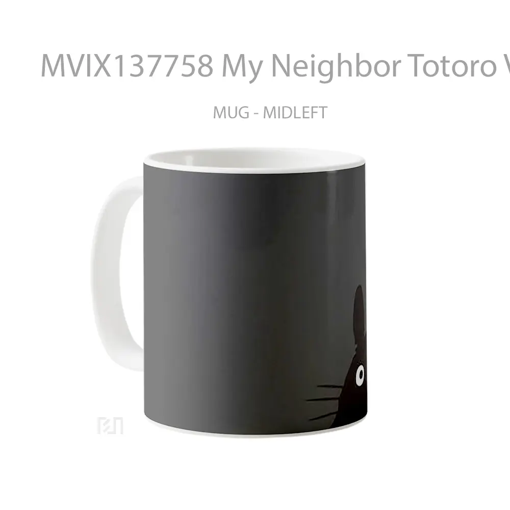 Mug My Neighbor Totoro V2 Gelas Keramik Unik - All-side / Desain