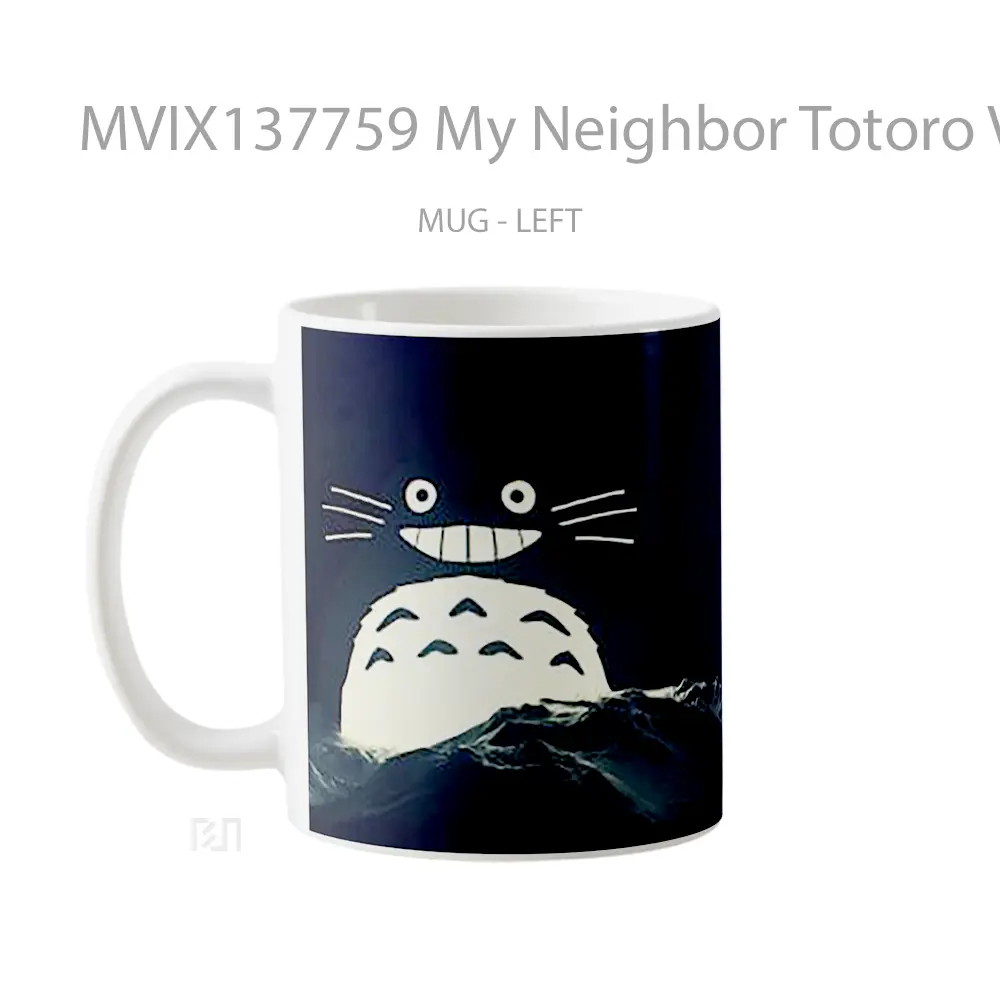 Mug My Neighbor Totoro V3 Gelas Keramik Unik - All-side / Desain