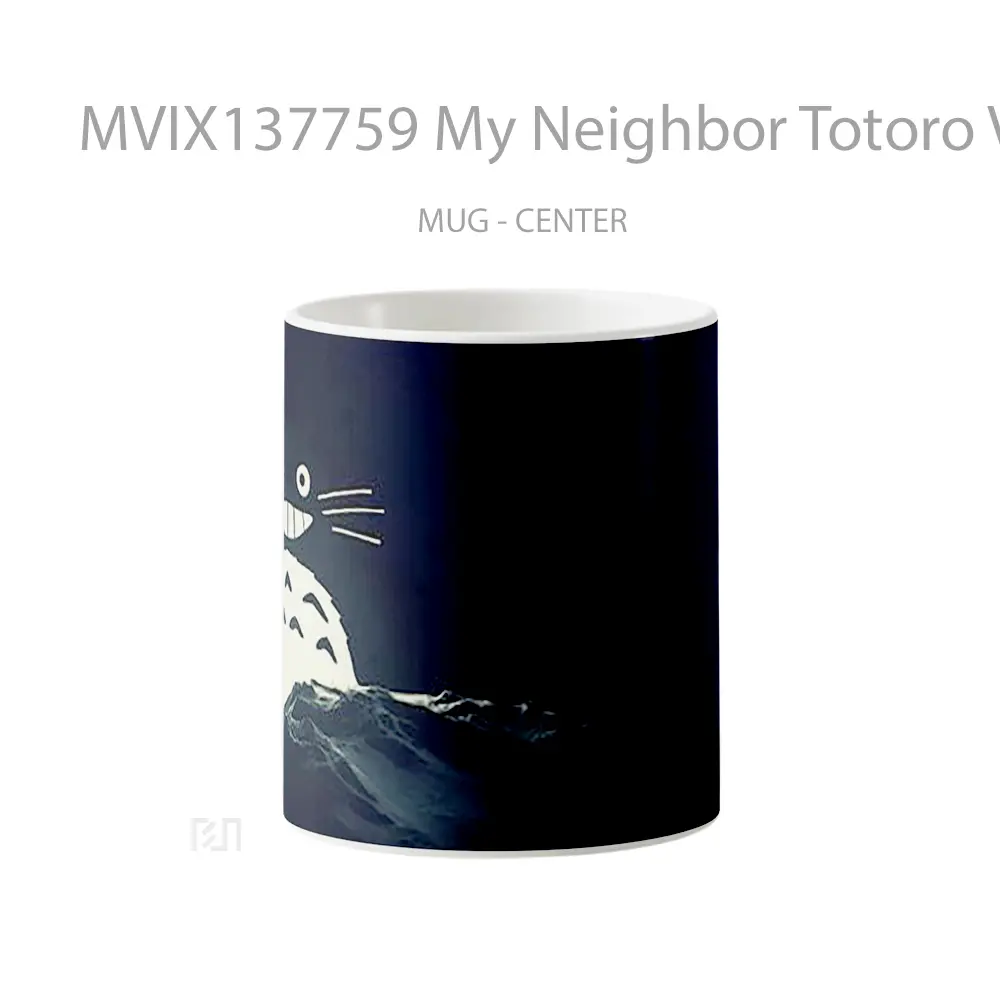 Mug My Neighbor Totoro V3 Gelas Keramik Unik