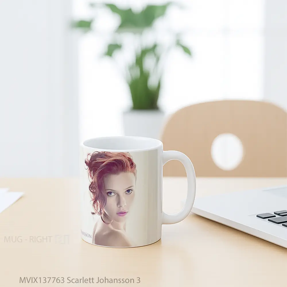 Mug Scarlett Johansson 3 Gelas Selebriti - All-side / Desain