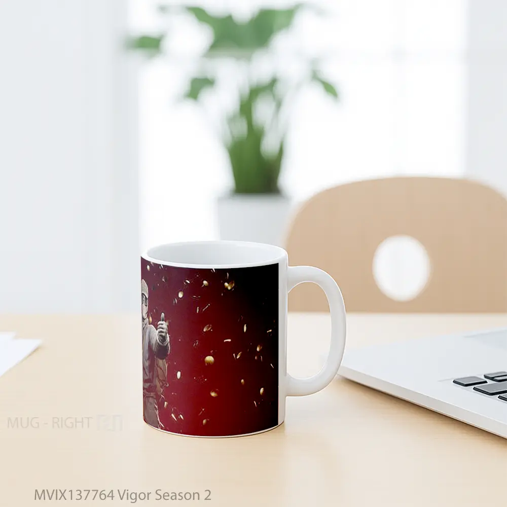 Mug Vigor Season 2 Gelas Keramik Unik - All-side / Desain