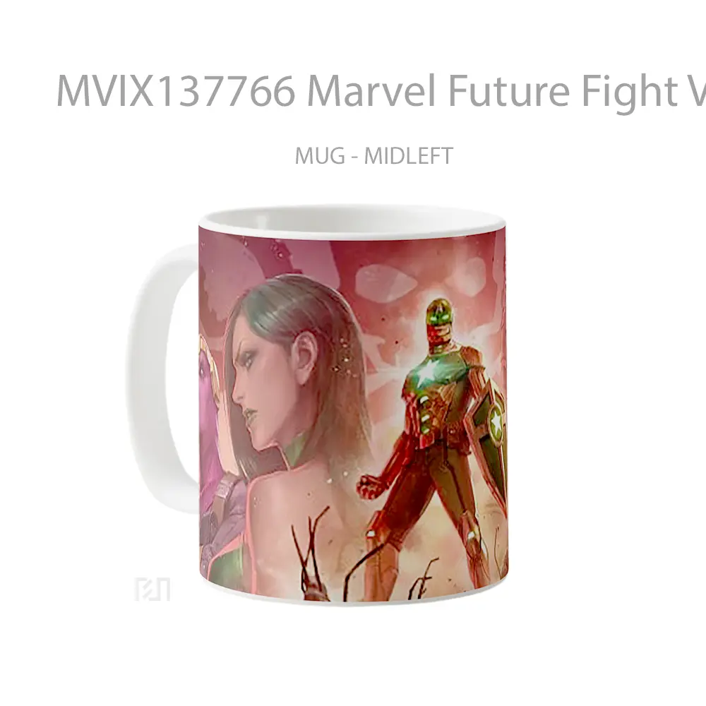 Mug Marvel Future Fight V1 Gelas Superhero - All-side / Desain