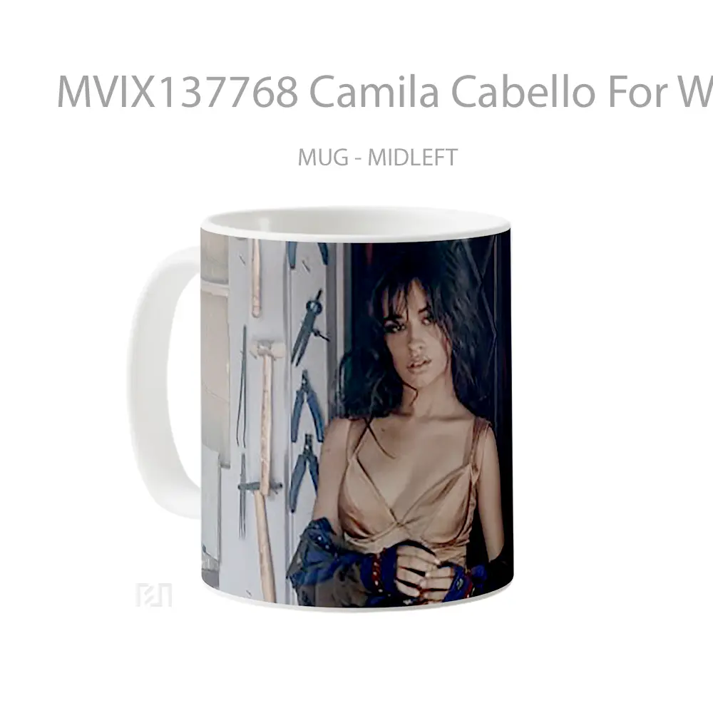 Mug Camila Cabello For Wonderland Magazine Gelas Selebriti - All-side / Desain
