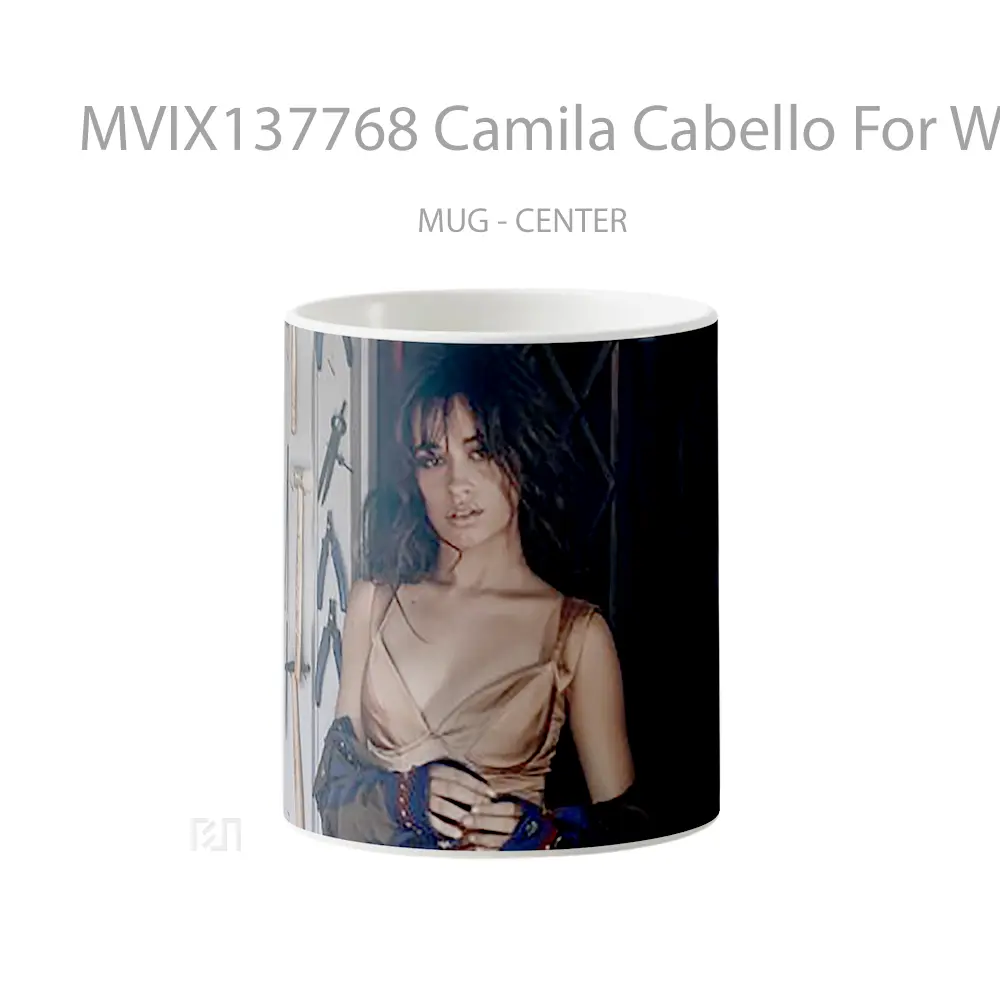 Mug Camila Cabello For Wonderland Magazine Gelas Selebriti