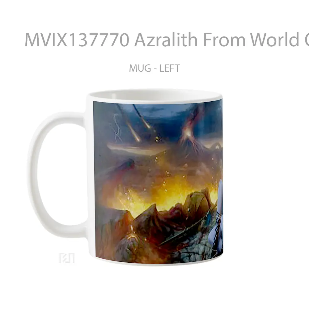 Mug Azralith From World Of Warcraft Gelas Keramik Unik - All-side / Desain