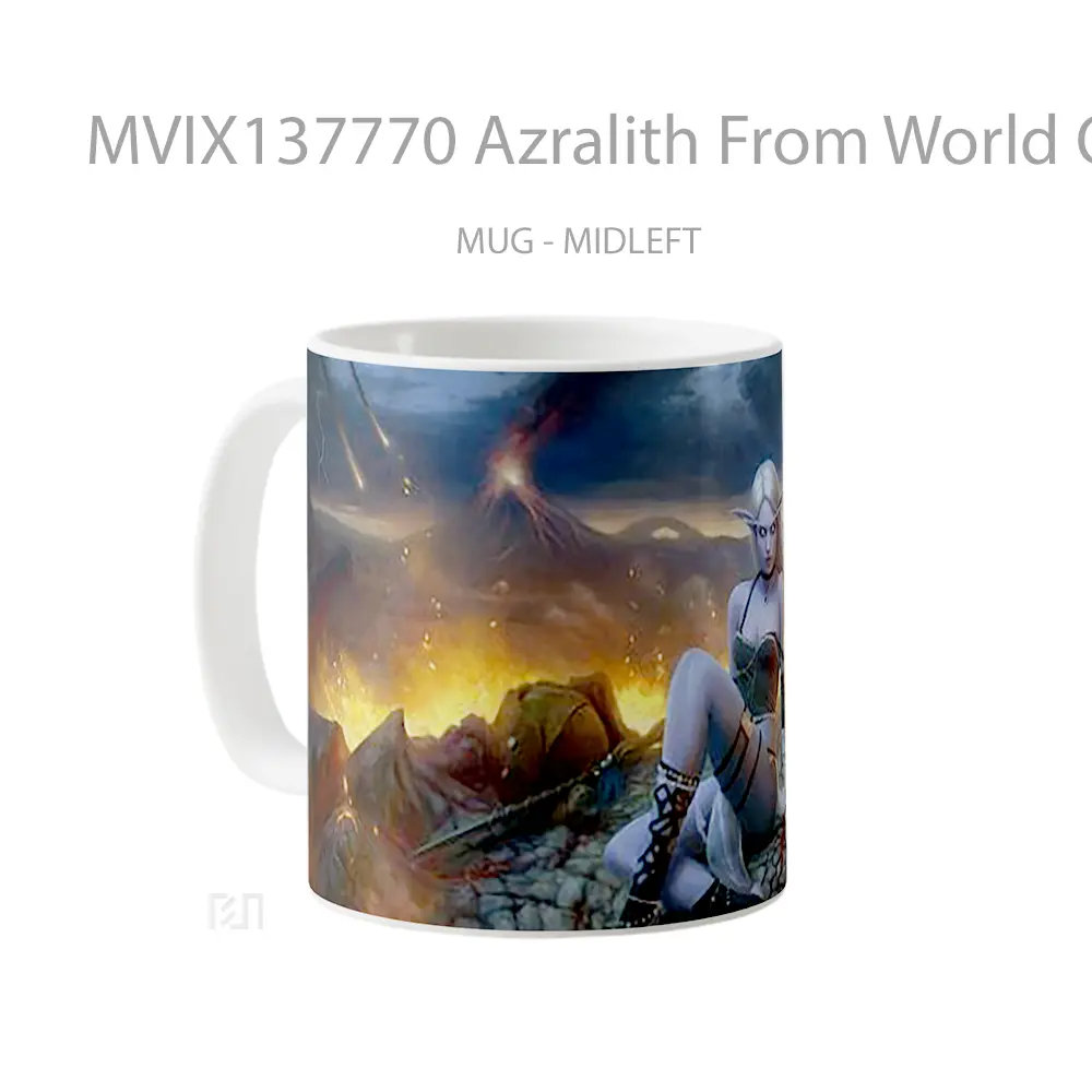 Mug Azralith From World Of Warcraft Gelas Keramik Unik - All-side / Desain