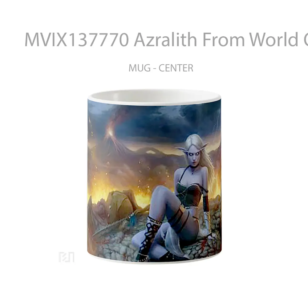Mug Azralith From World Of Warcraft Gelas Keramik Unik