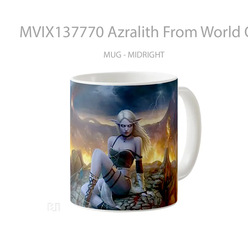 Mug Azralith From World Of Warcraft Gelas Keramik Unik - All-side / Desain
